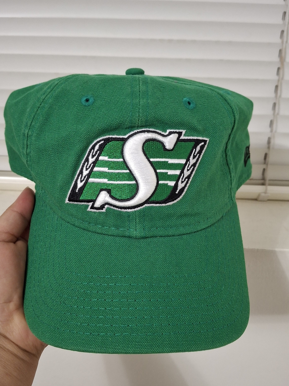 Twenty Green Baseball Cap with White CFL Sticker